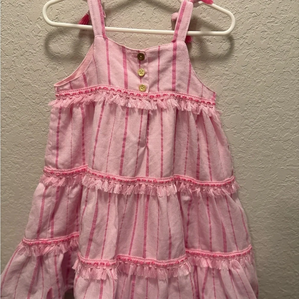 Juicy Couture Childs Pink Striped Dress Size 3T